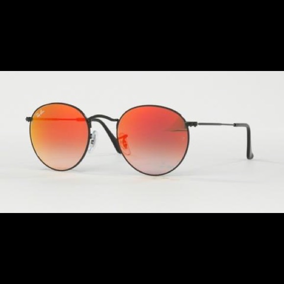 Ray-Ban Accessories - Ray Ban Round Mirror Gradient Red/Black